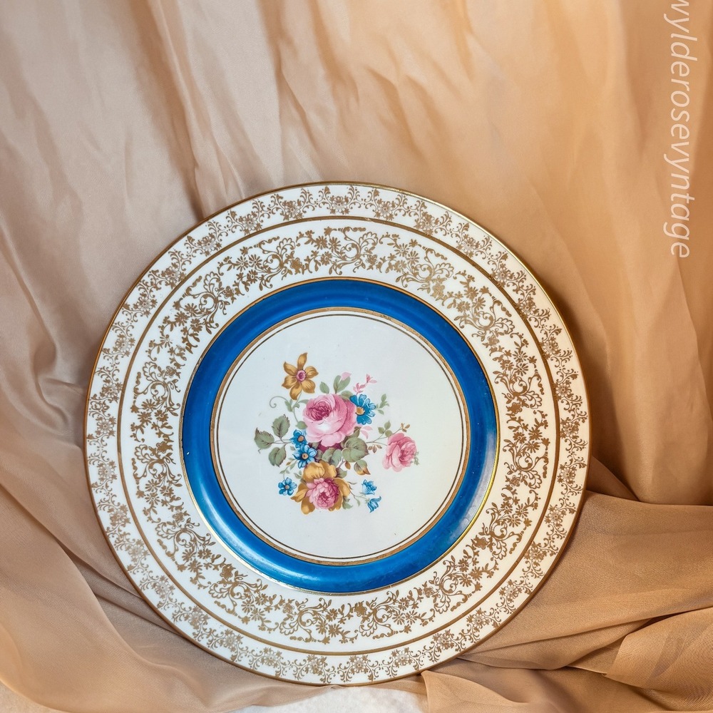 Floral China Platter‎ Plate